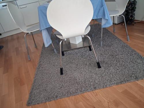 Kundenfoto: Stuhlsocken im Einsatz