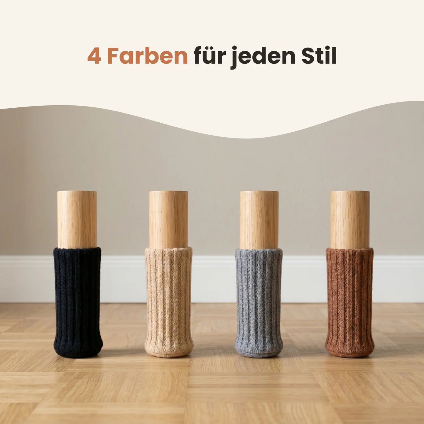 Stuhlsocken 4er Set